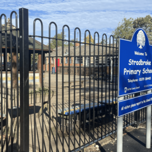 School fencing black
